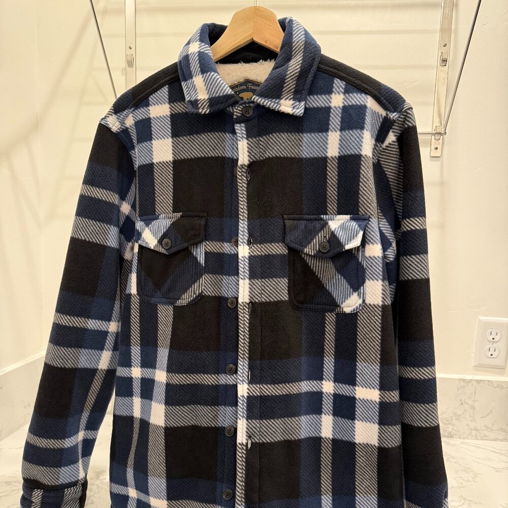 Freedom Foundry button up. Sheep skin lined